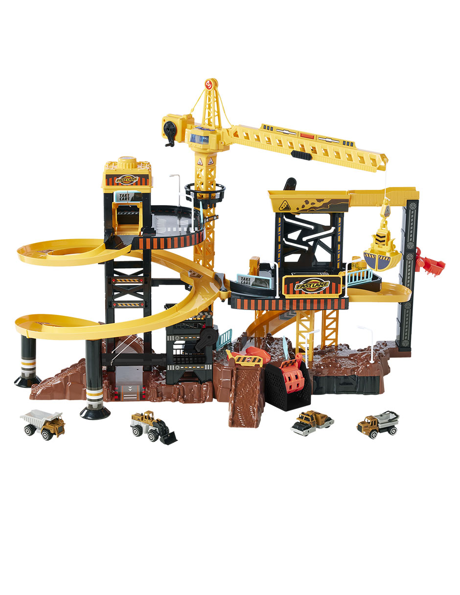 Fast Lane Lights & Sounds Construction Playset AD21977
