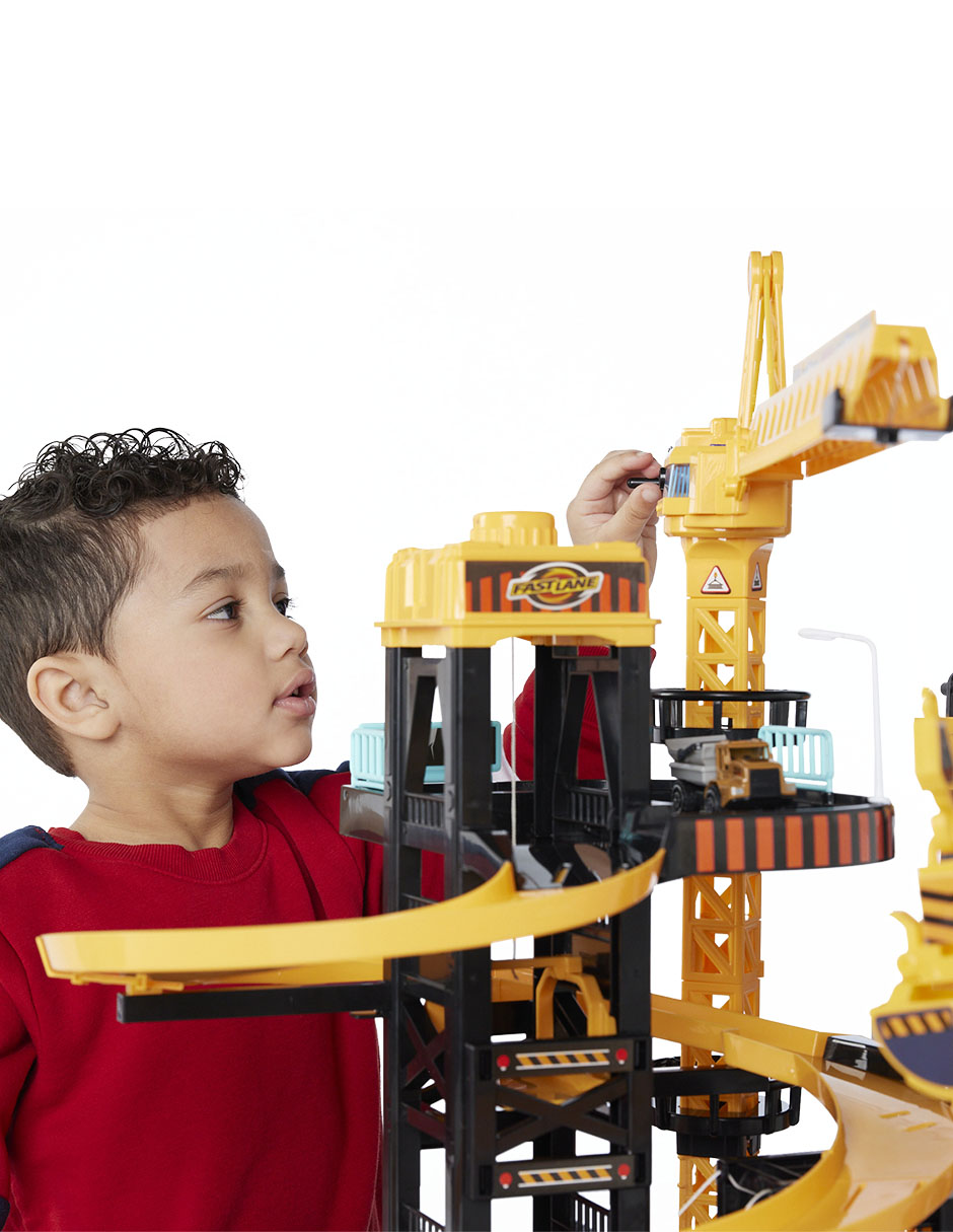 Fast Lane Lights & Sounds Construction Playset AD21977