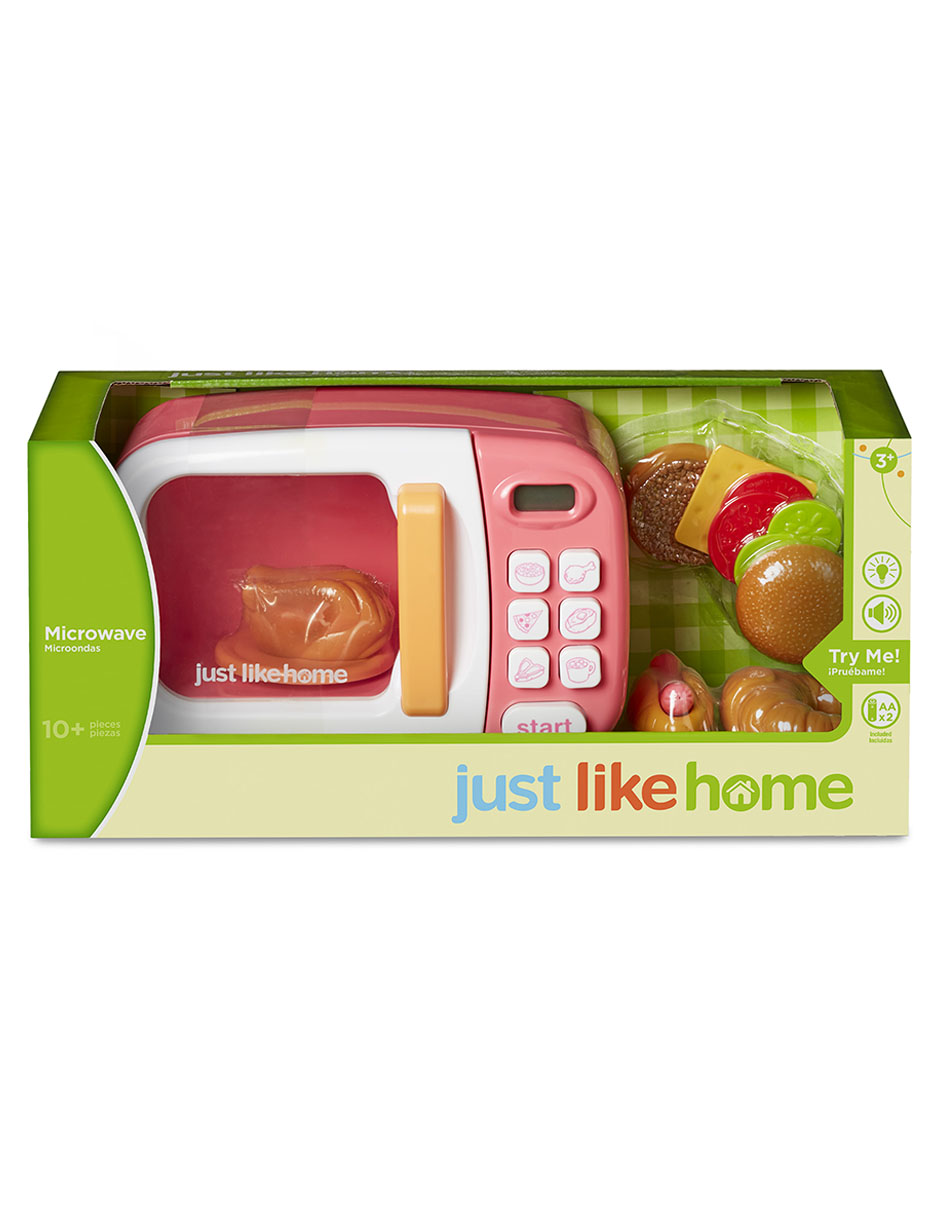 Microondas de juguete Just Like Home Toys R Us