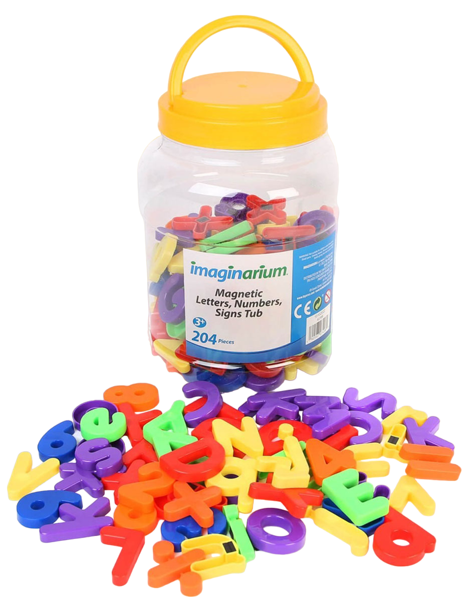 Letras Y Números Magnéticos juego didáctico infantil unisex 2